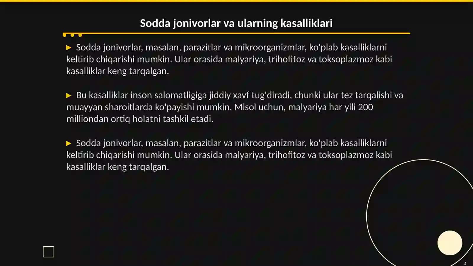 Sodda jonivorlar keltirib chikaruvchi kasalliklar va ularni laboratoriya diagnostikasi 3