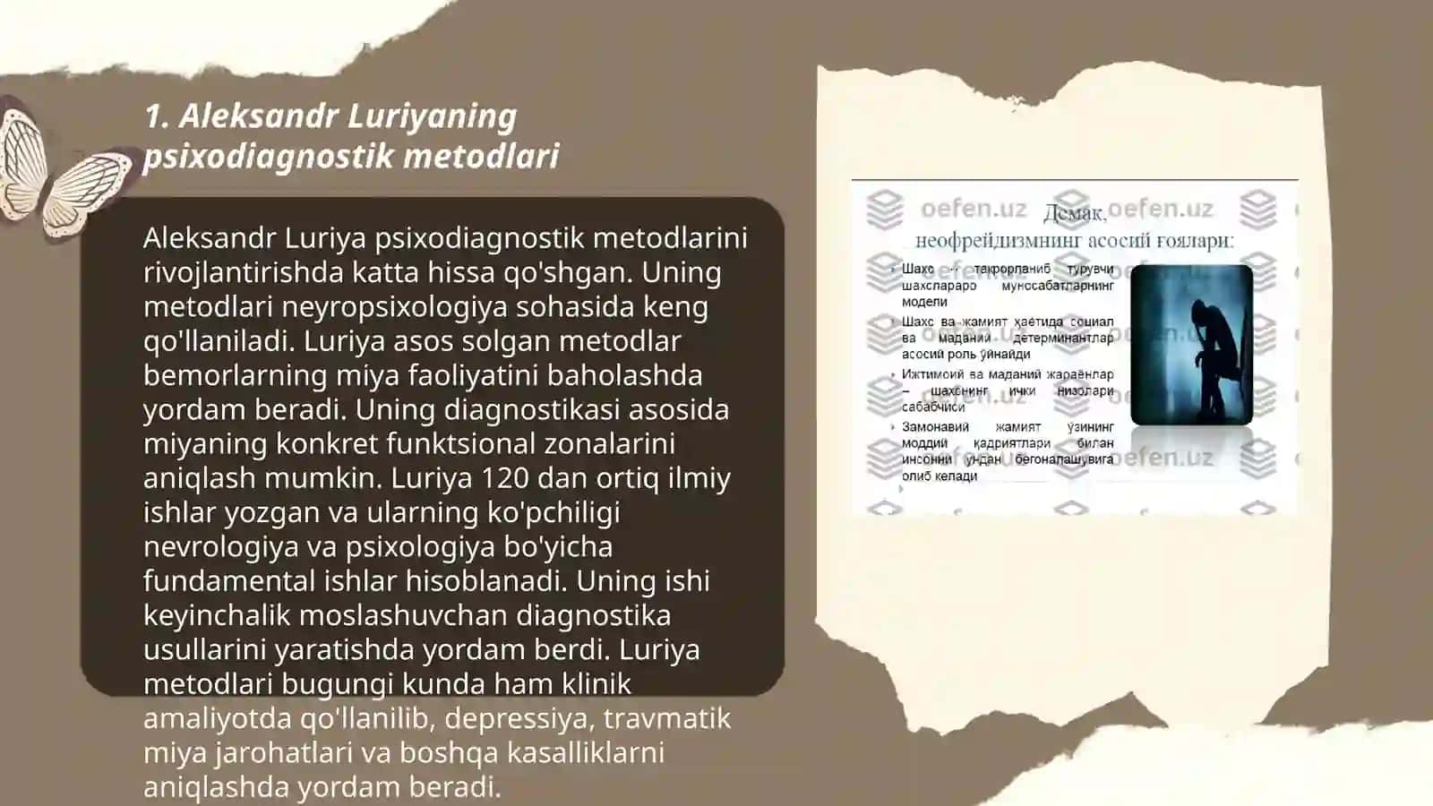 Aleksandr Luriyaning psixodiagnostik metodlari 3