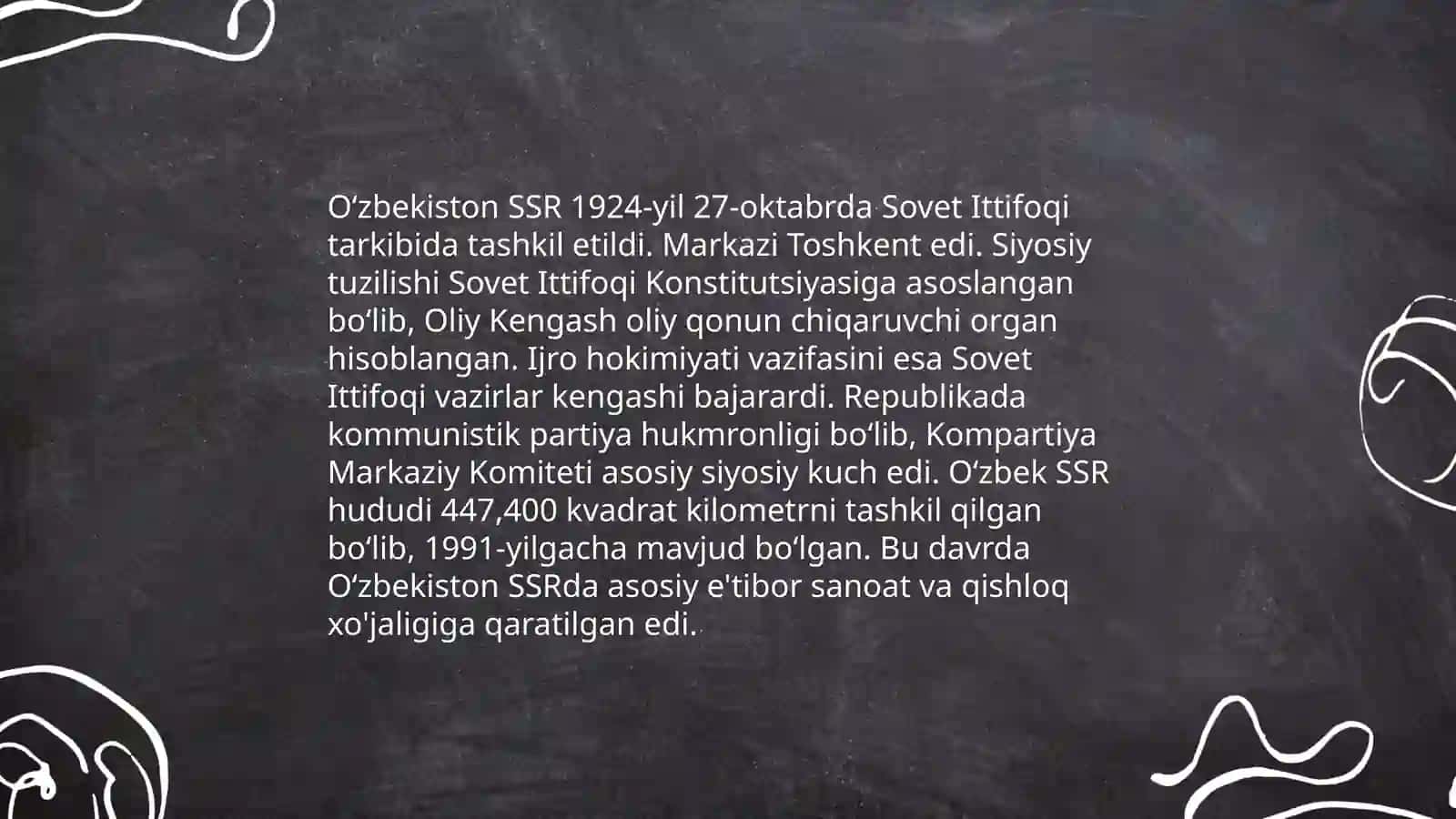 O'zbekiston SSR Tuzilishi va Turk Tili Rol 3
