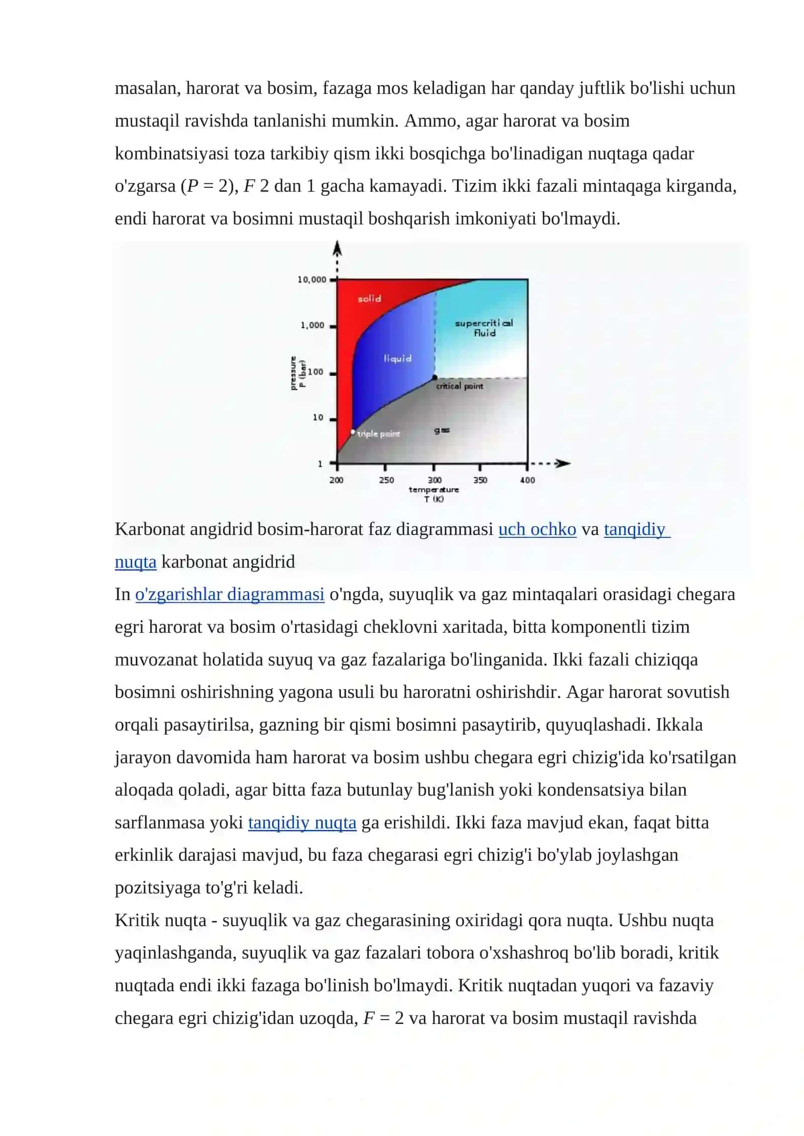 Faza komponent, komponentlar soni, erkinlik darajasi tushunchasi 3