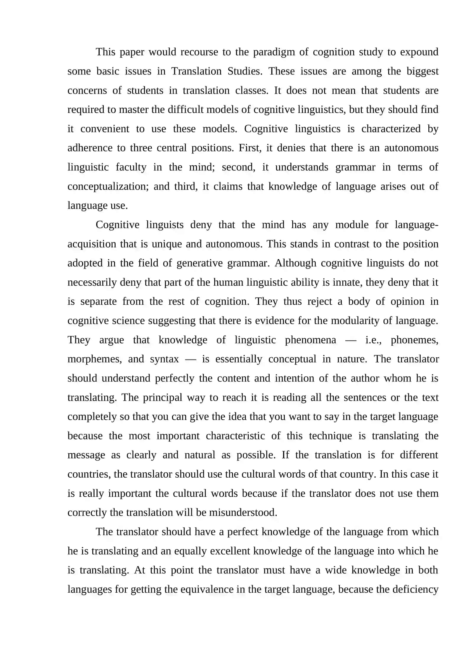 COGNITIVE ANALYSIS OF COGNITIVE METAPHOR IN ENGLISH AND RUSSIAN 3