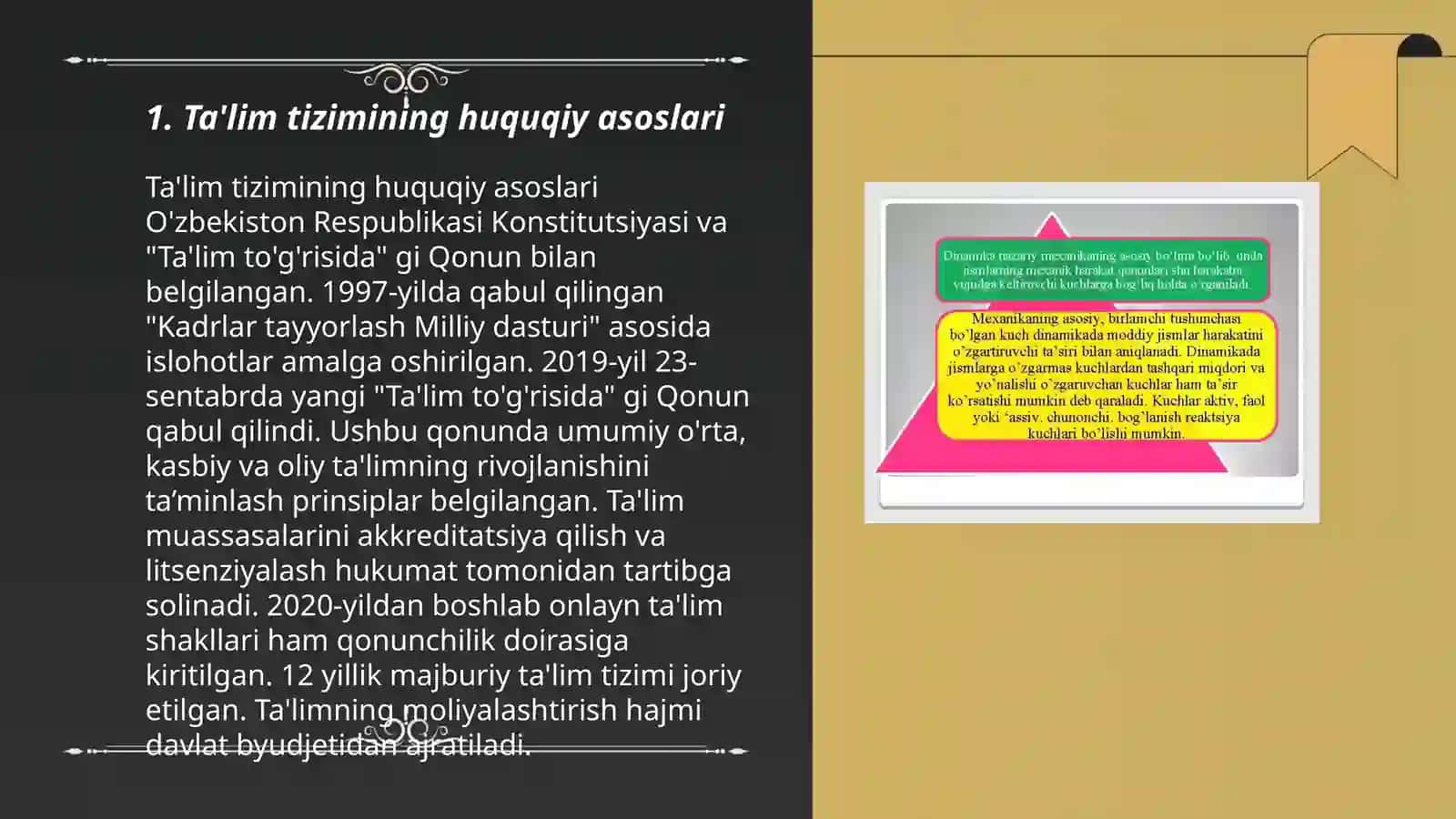 Ta'lim tizimining huquqiy asoslari 3