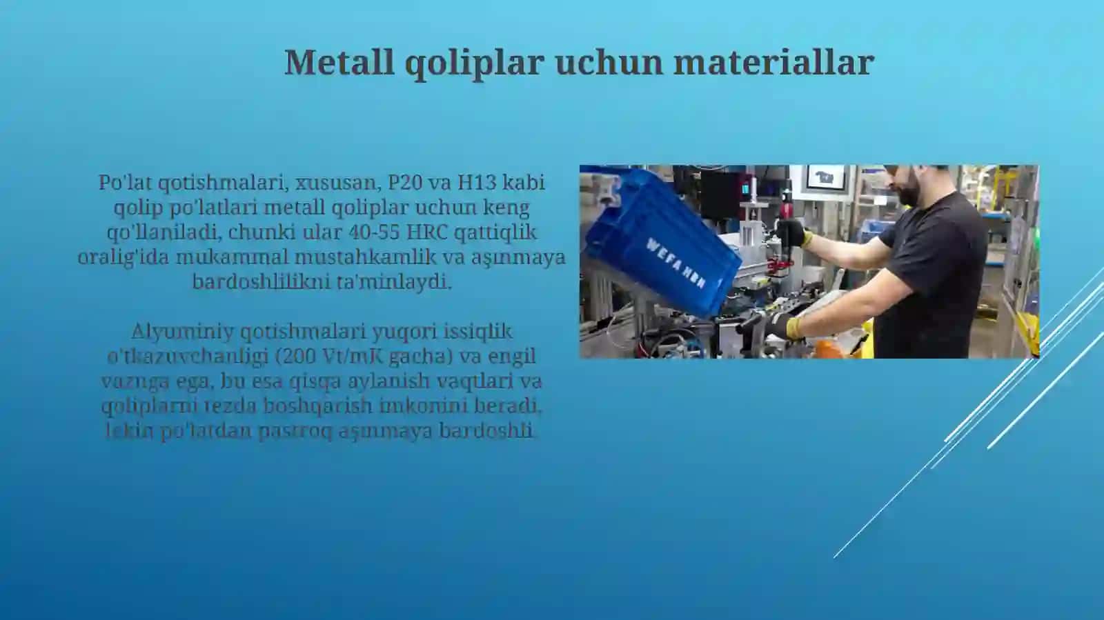 Zamonaviy qolip oluvchi xomashyolar tasnifi 3