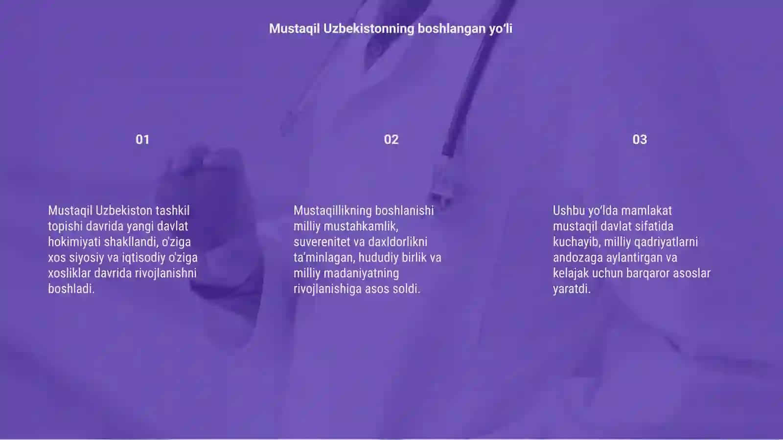 Mustaqil Uzbekiston tashkil topishi va va uning hokimiyati 3