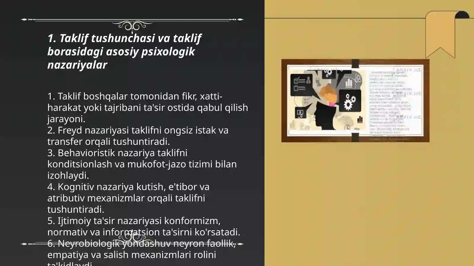 Taklif borasidagi psixologik nazaryalar 3