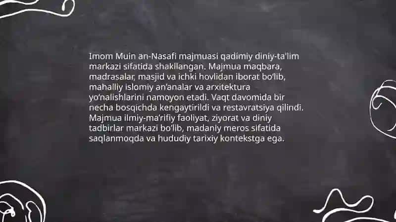 Imam Muin an-Nasafi Complex 3