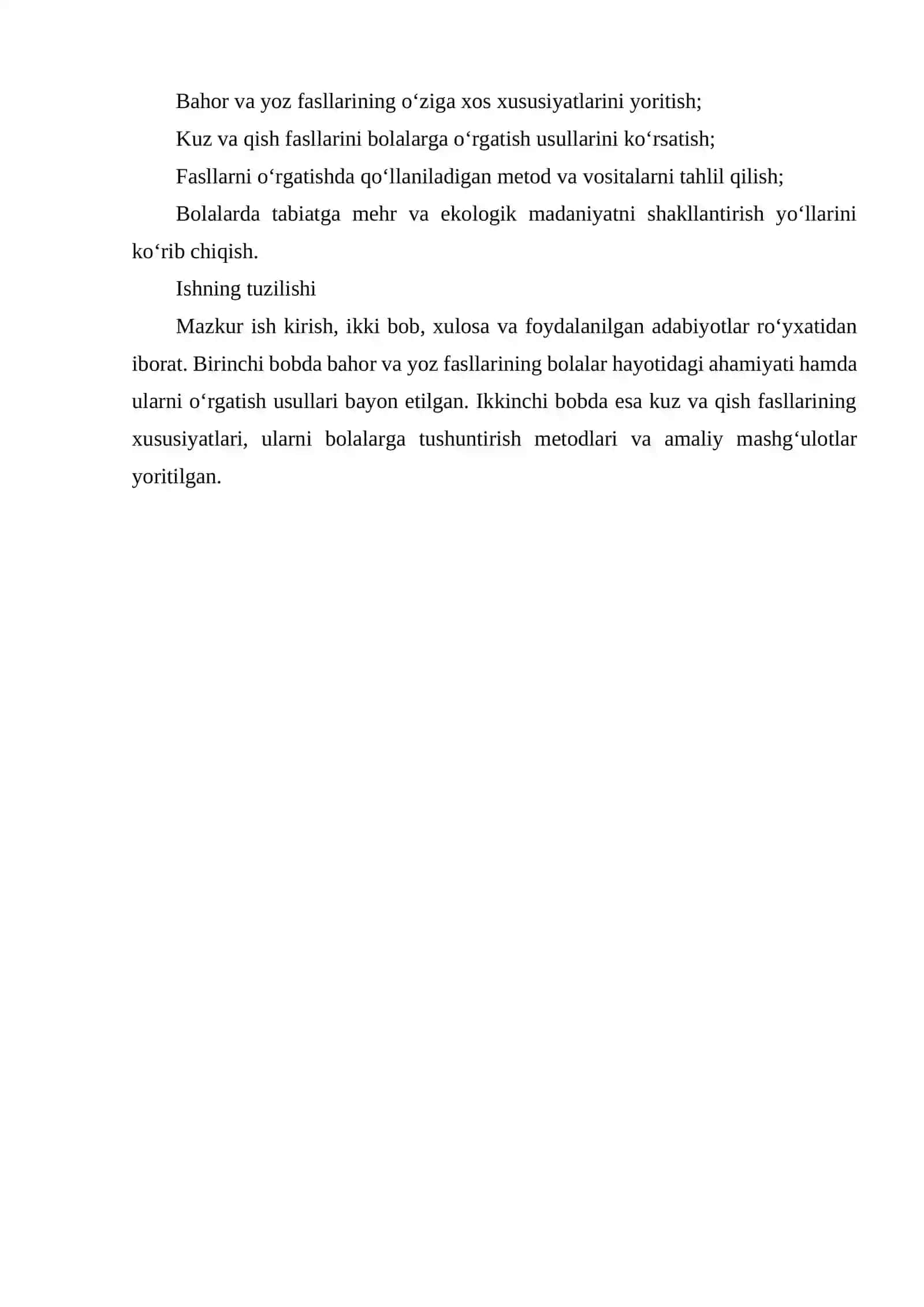 Maktabgacha yoshdagi bolalarni yilning turli fasllari bilan tanishtirish 3