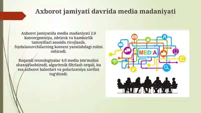 Axborot jamiyatida media madaniyati 3