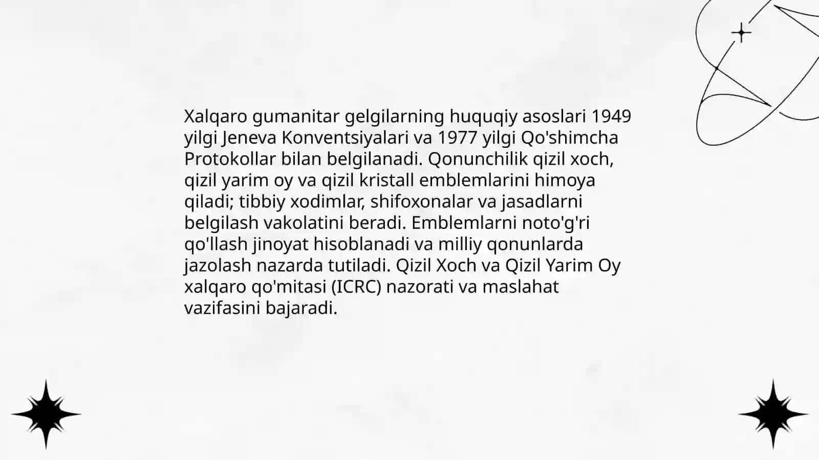 Xalqaro gumanitar gelgilarning huquqiy asoslari 3