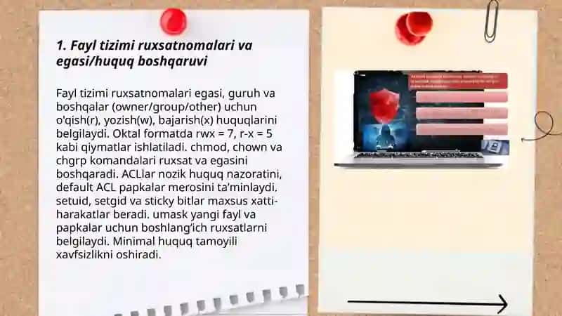 Fayl tizimlarida xavfsizlik 3
