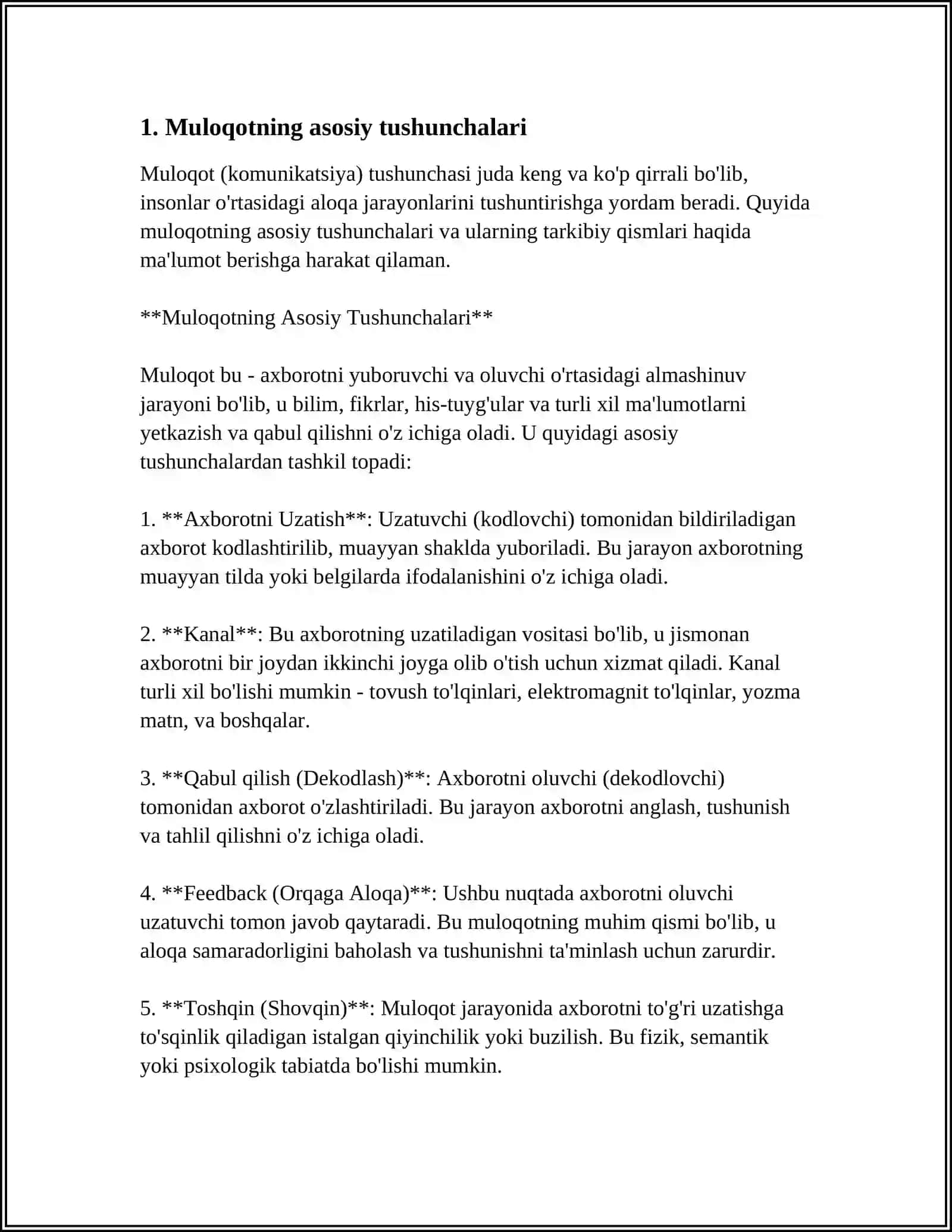 MULOQOT TEXNOLOGIYASI MAZMUNI 3