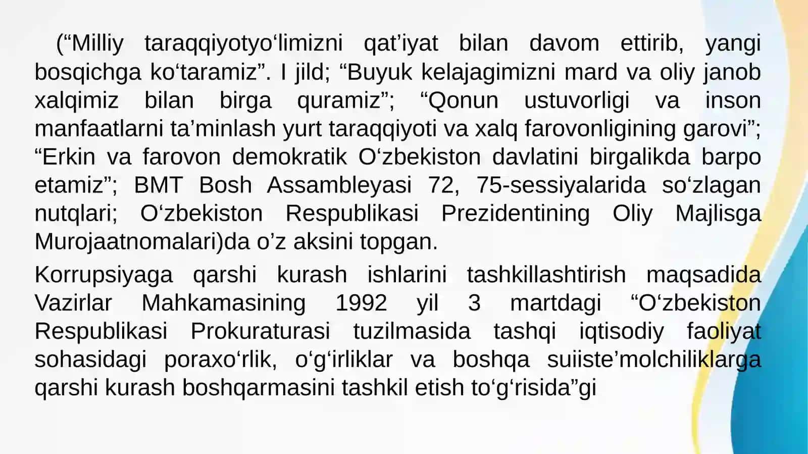 Korrupsiyaga qarshi kurash siyosati 3