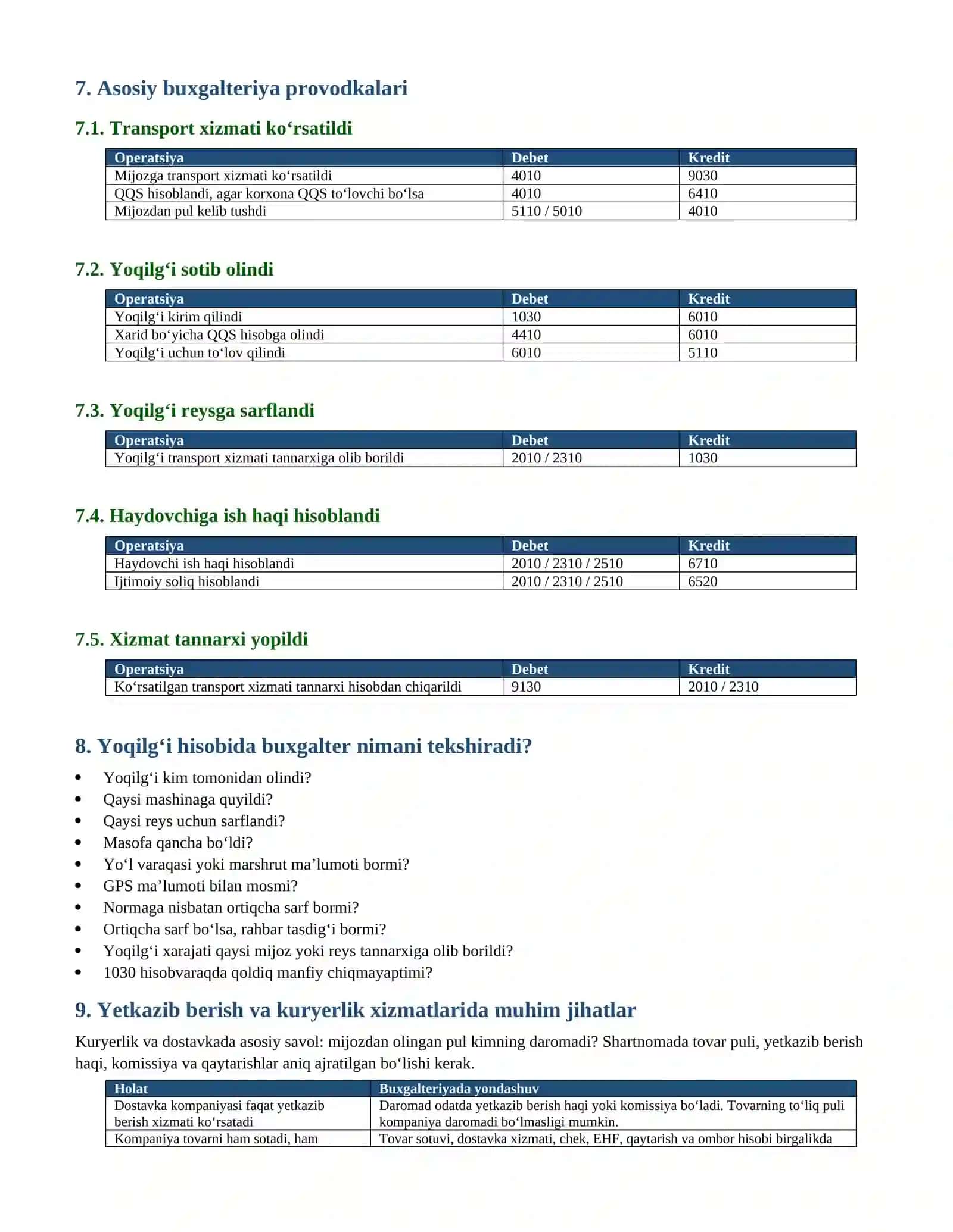 TRANSPORT, LOGISTIKA VA YETKAZIB BERISH 3