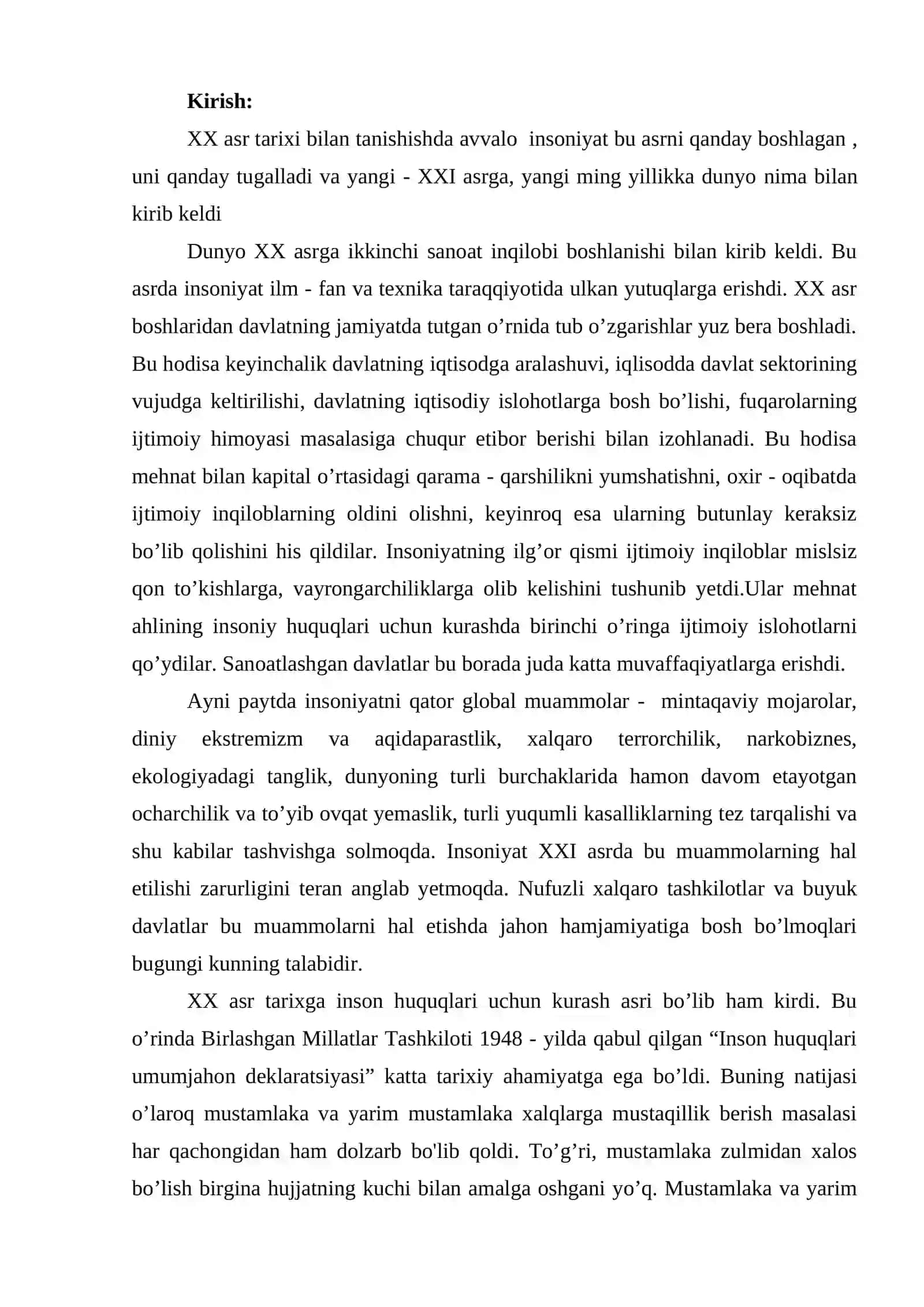 Isroil davlatining tashkil topishi. Arab - Isroil majorolari 3
