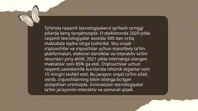 Ta'limda Innovatsion Metodlar 3
