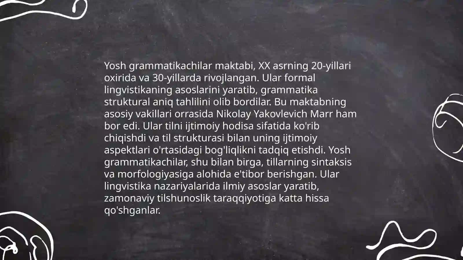 Yosh grammatikachilar maktabining yutuqlari va cheklangan jihatlari 3