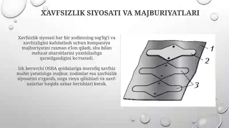 Xavfsizlik siyosati va majburiyatlari 3