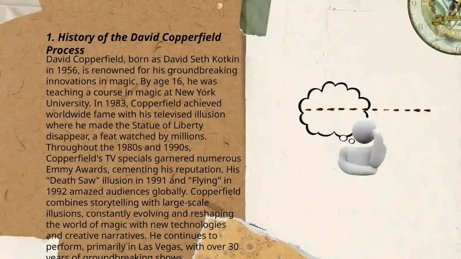 David Copperfield Process 3