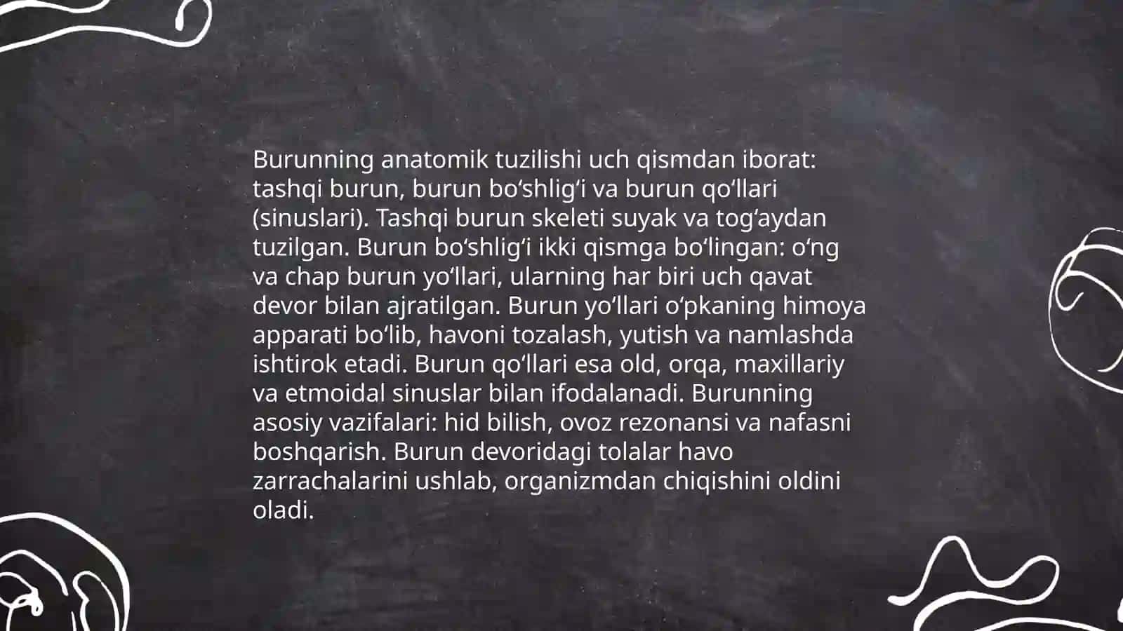 Burun halqum va hiqildoqning anatomik va fiziologik xususiyatlari 3