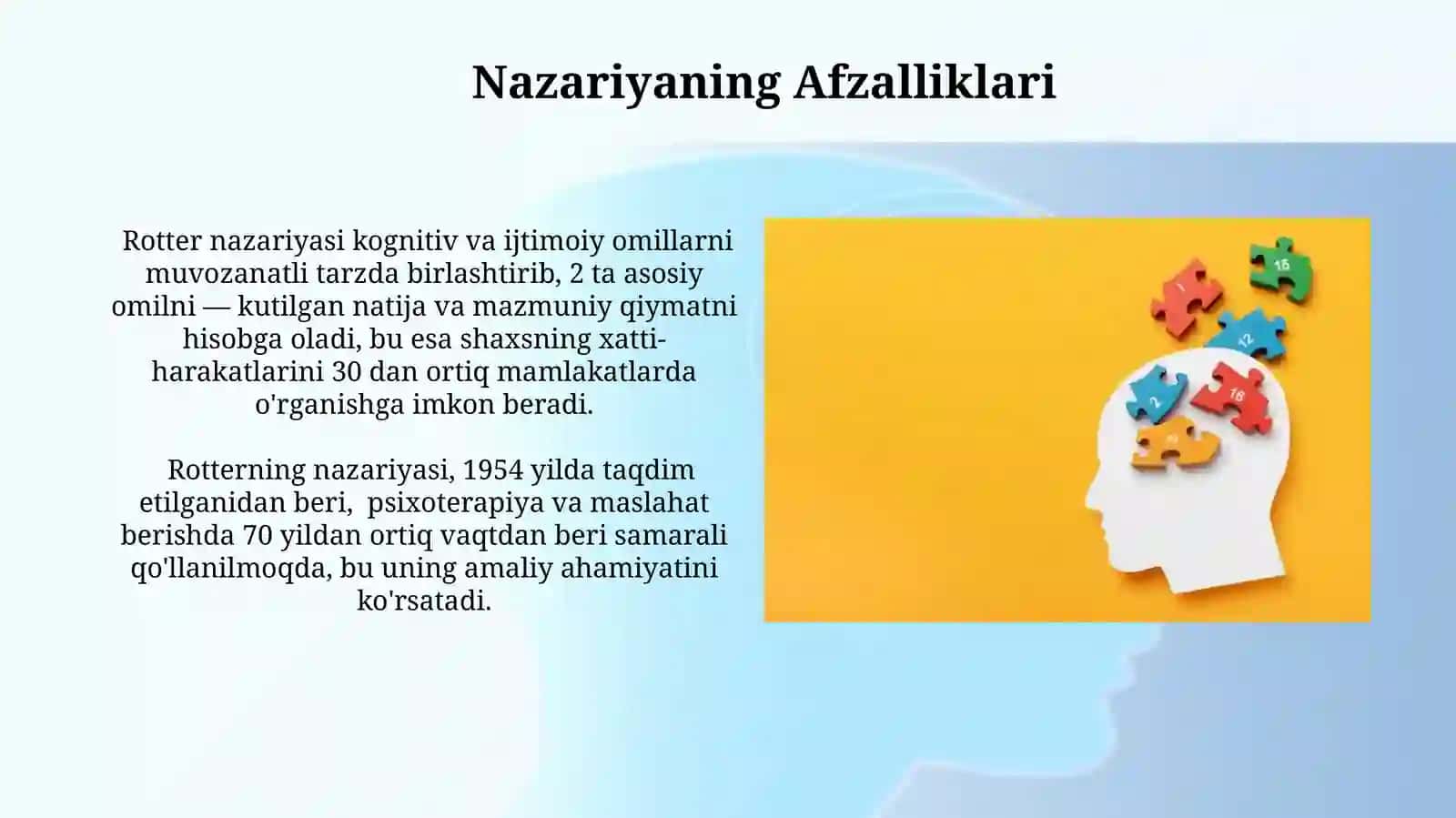 Julian rotterning kognitiv sotsial nazariyasi 3