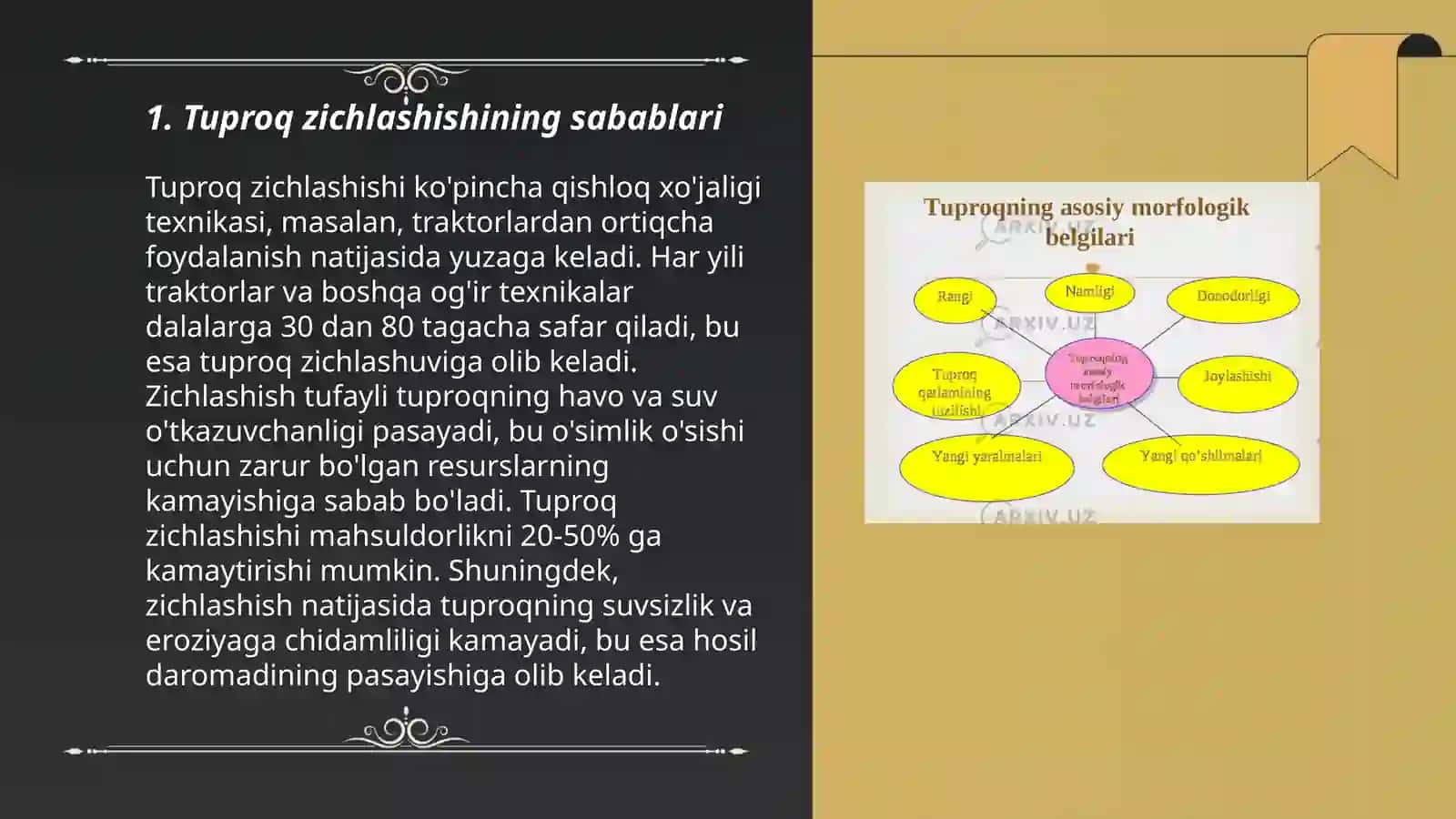 Tuproqning zichlashishi 3
