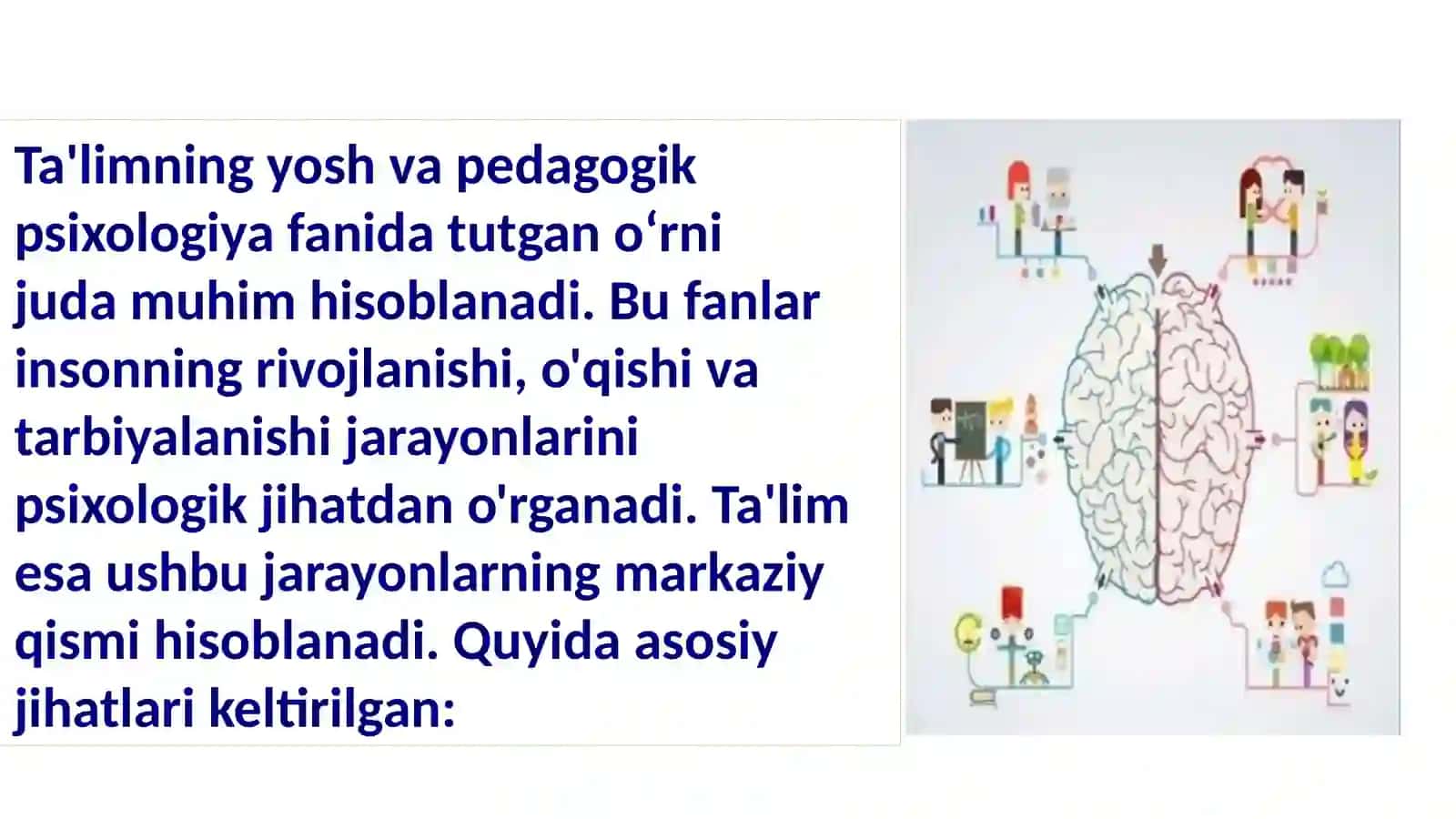 Taʼlimning psixologik asoslari 3
