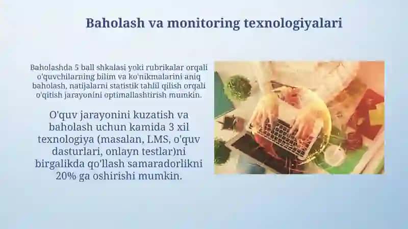 An'anaviy va Zamonaviy Darslarni Tashkil Qilish Texnologiyalari 3