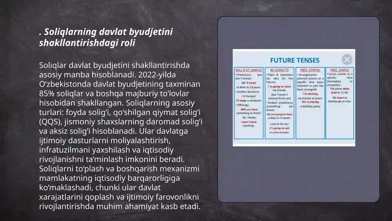 Soliqlarning davlat byudjetini shakllantirishdagi roli 3