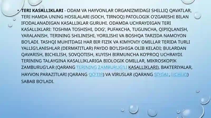 teri infeksiya qozg’atuvchilari ,patogenezi,labaratoriya tashxisi siydik-tanosil azolarining nospetsif ikinfeksiya  Qo’zg’atuvchilari patogenezi labaratoriya tashxisi 3