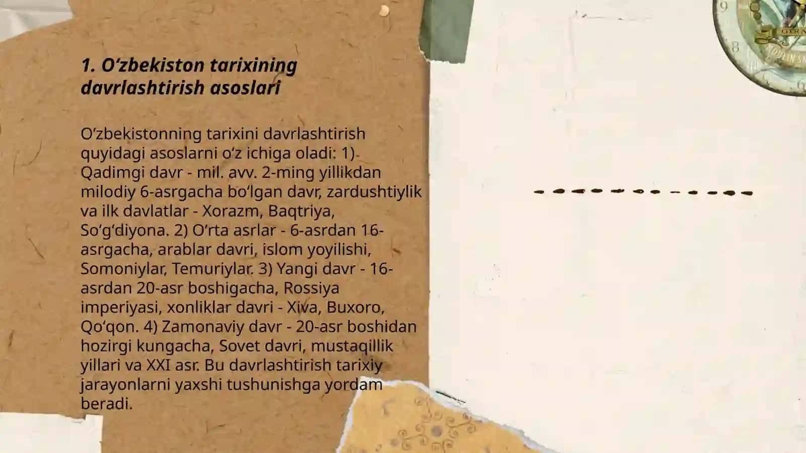 Oʻzbekiston tarixini davrlashtirish masalasi 3