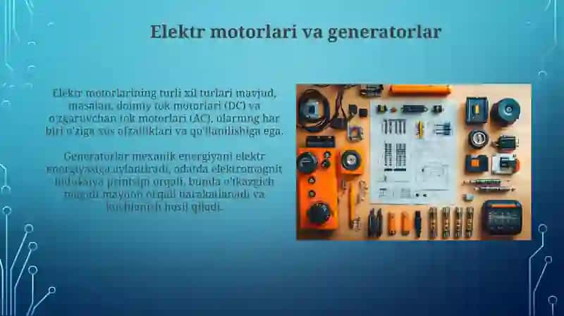 Elektr apparatlari va avtomatlashtirish vositalarining asosiy turlari 3