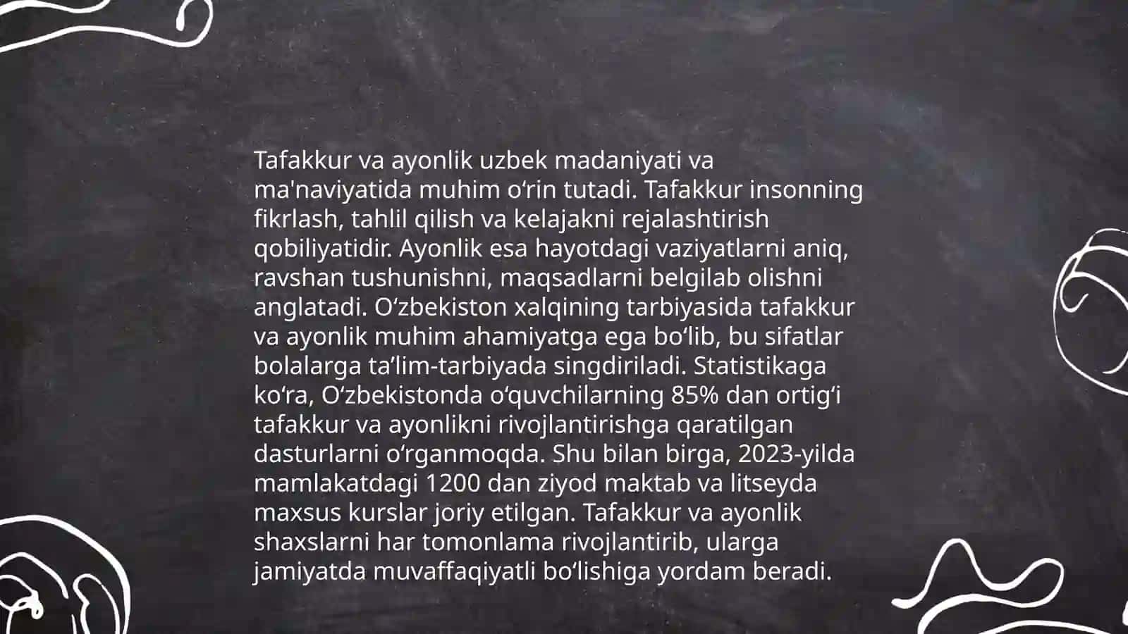 Tafakkur va Ayonlik 3