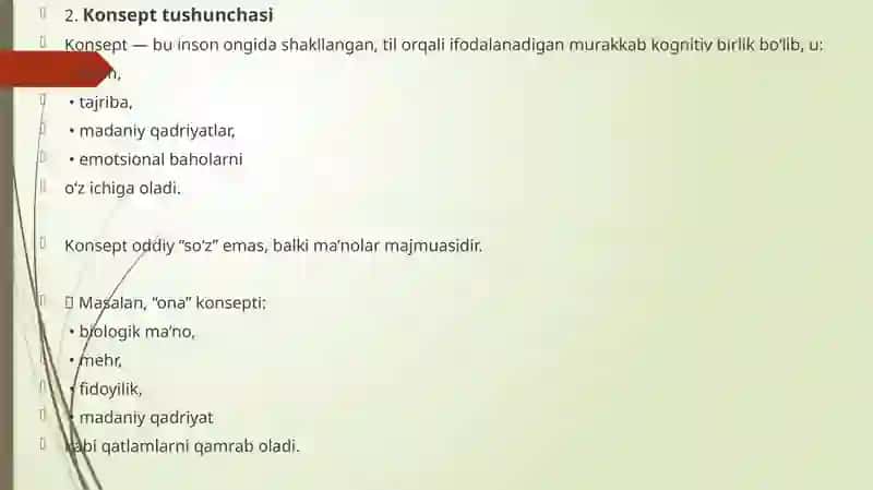 Matn lingvistikasida konseptual tahlil 3