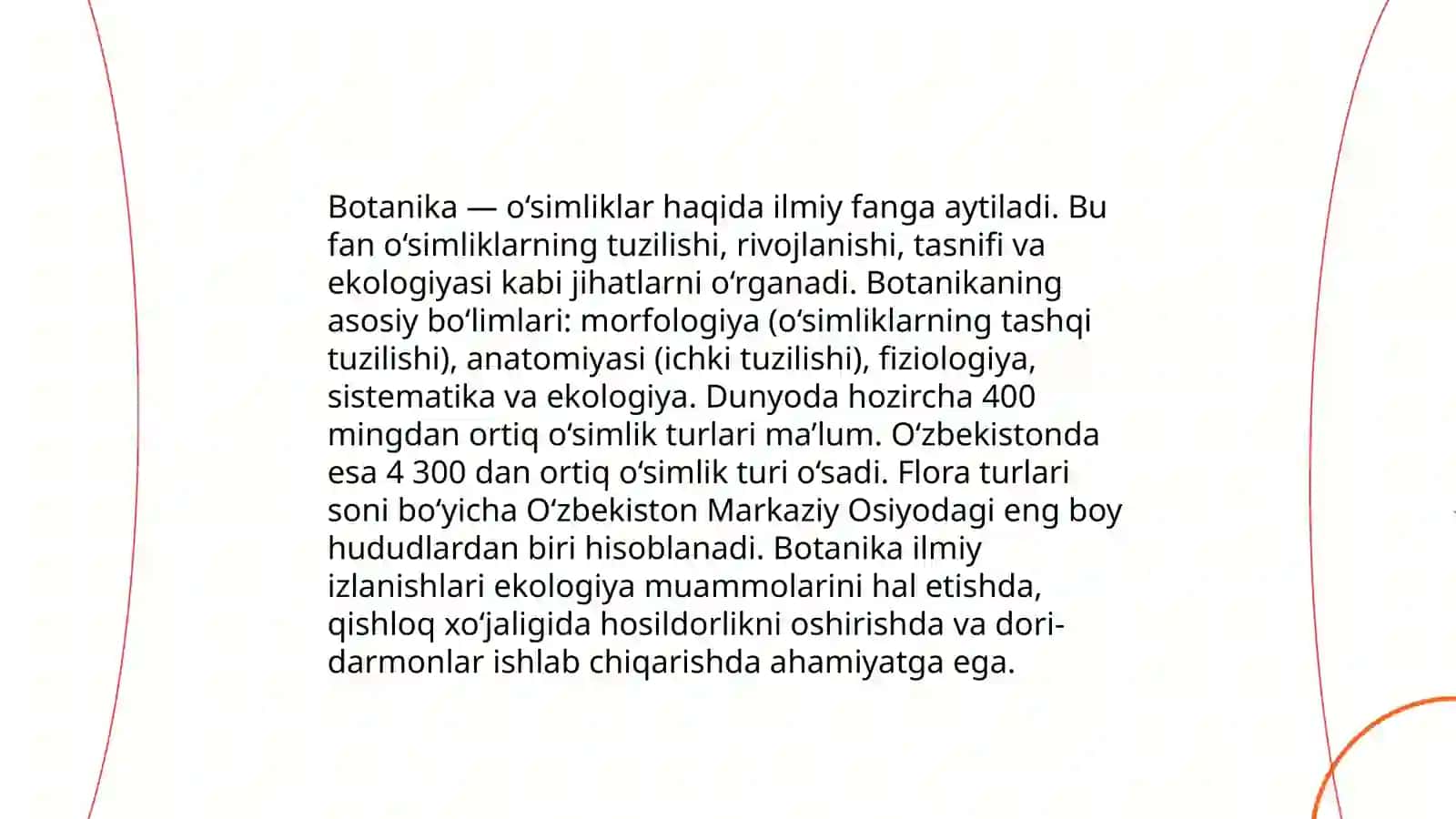 O'simliklarning Sistematik Birliklar (Kategoriyalar) Ning Nomlari va Qo'shimcha (Affiks) Lari 3