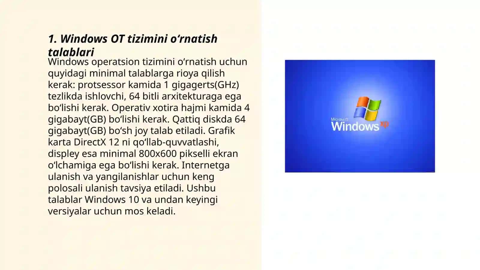 Windows OT 3