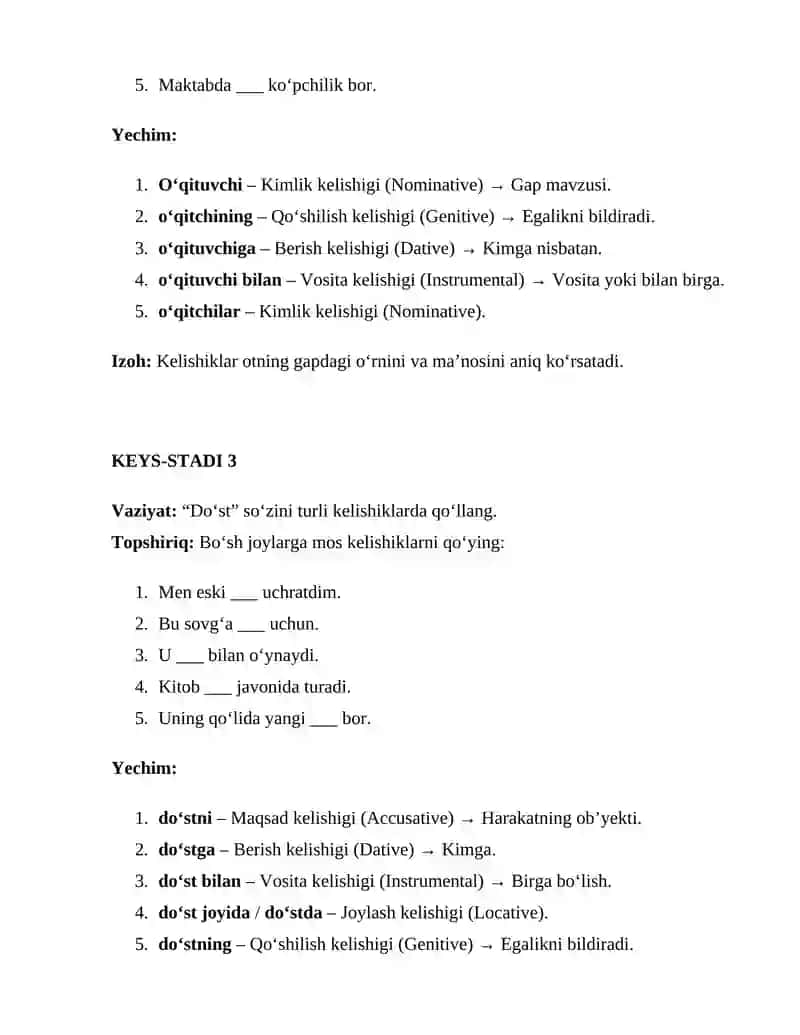 Otlarning grammatik kategoriyalari 3