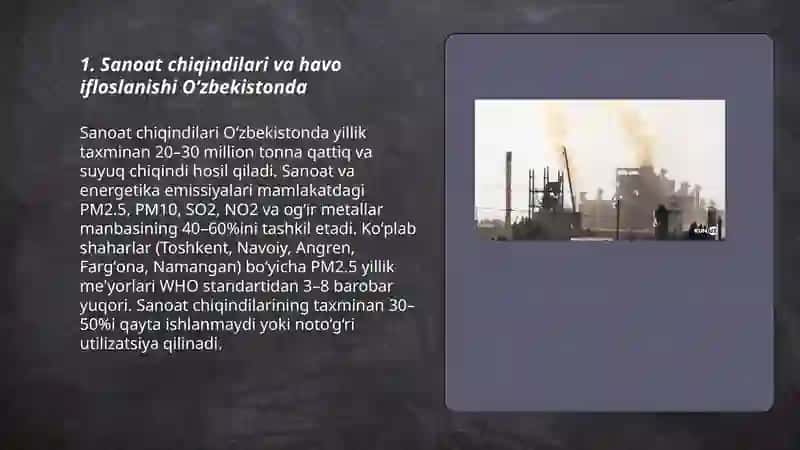 Oʻzbekistonda atrof muhitga texnogen tasir 3