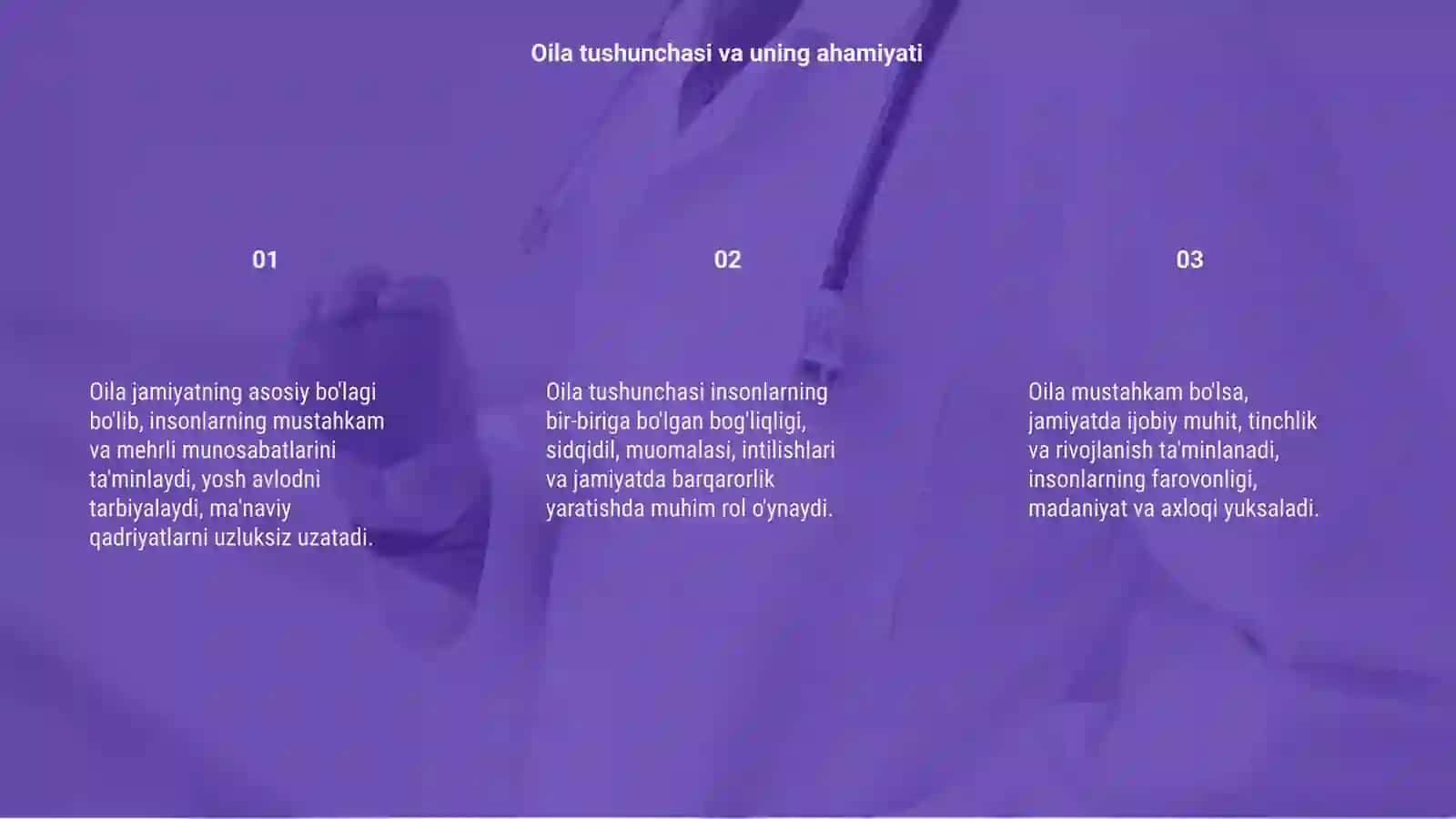 Oila jamiyatning asosiy boĝini 3