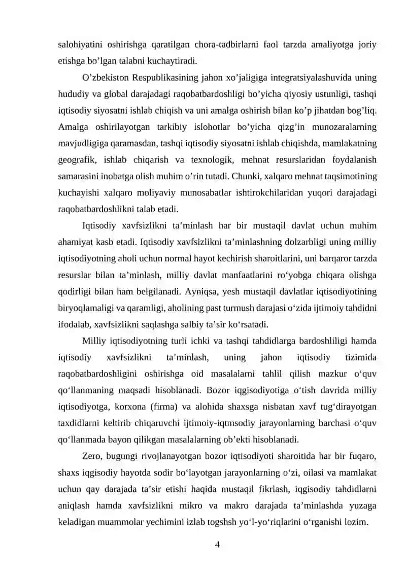 O‘zbekistonning dunyoning rivojlangan davlatlari bilan iqtisodiy hamkorligi 3