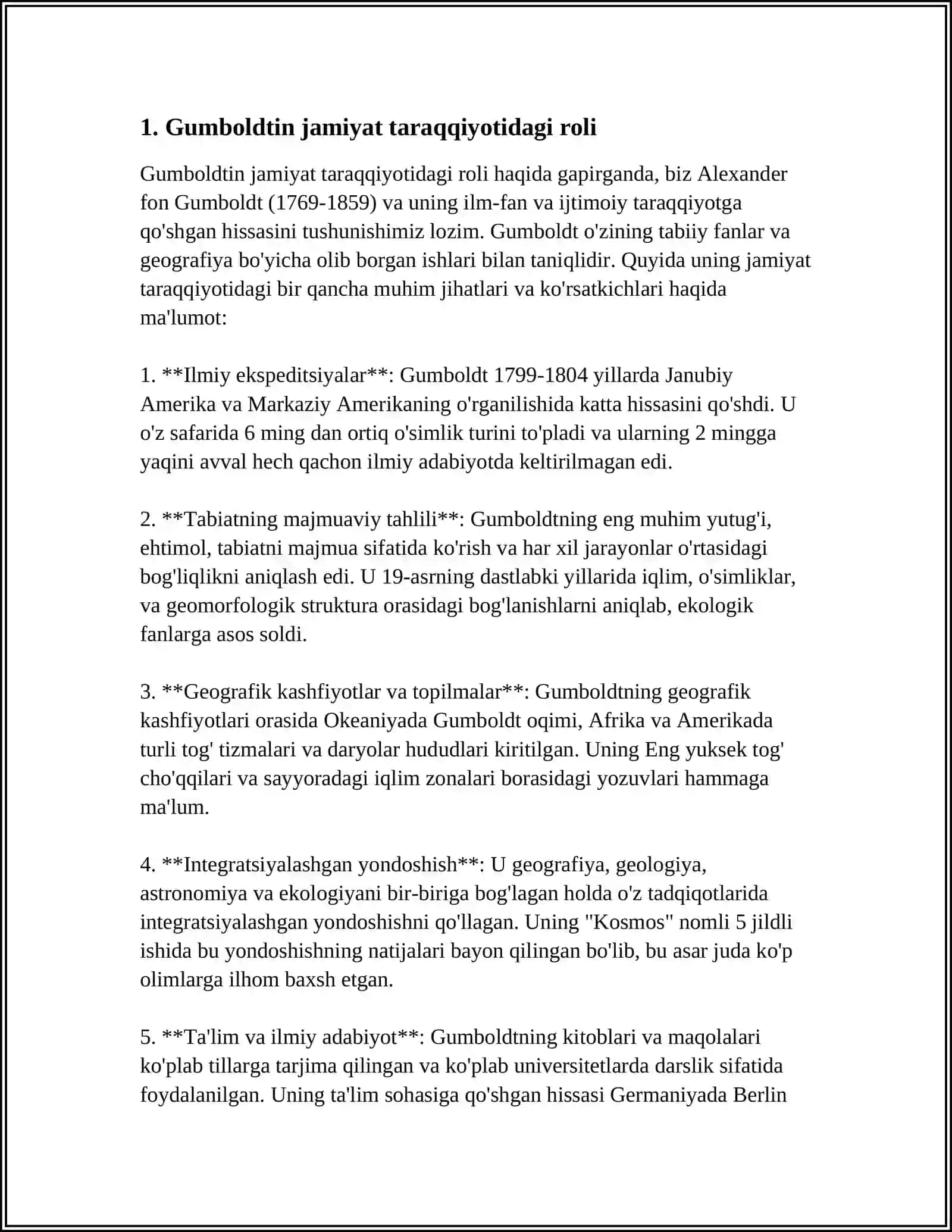 GUMBOLDTIN TIL BILIMINDEGI XIZMETI 3