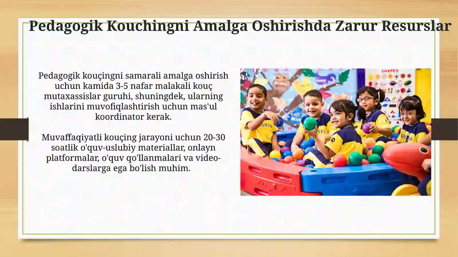 Davlat maktabgacha ta’lim tashkilotlarida “Pedagogik-kouching” faoliyatini tashkil etish tartibi 3