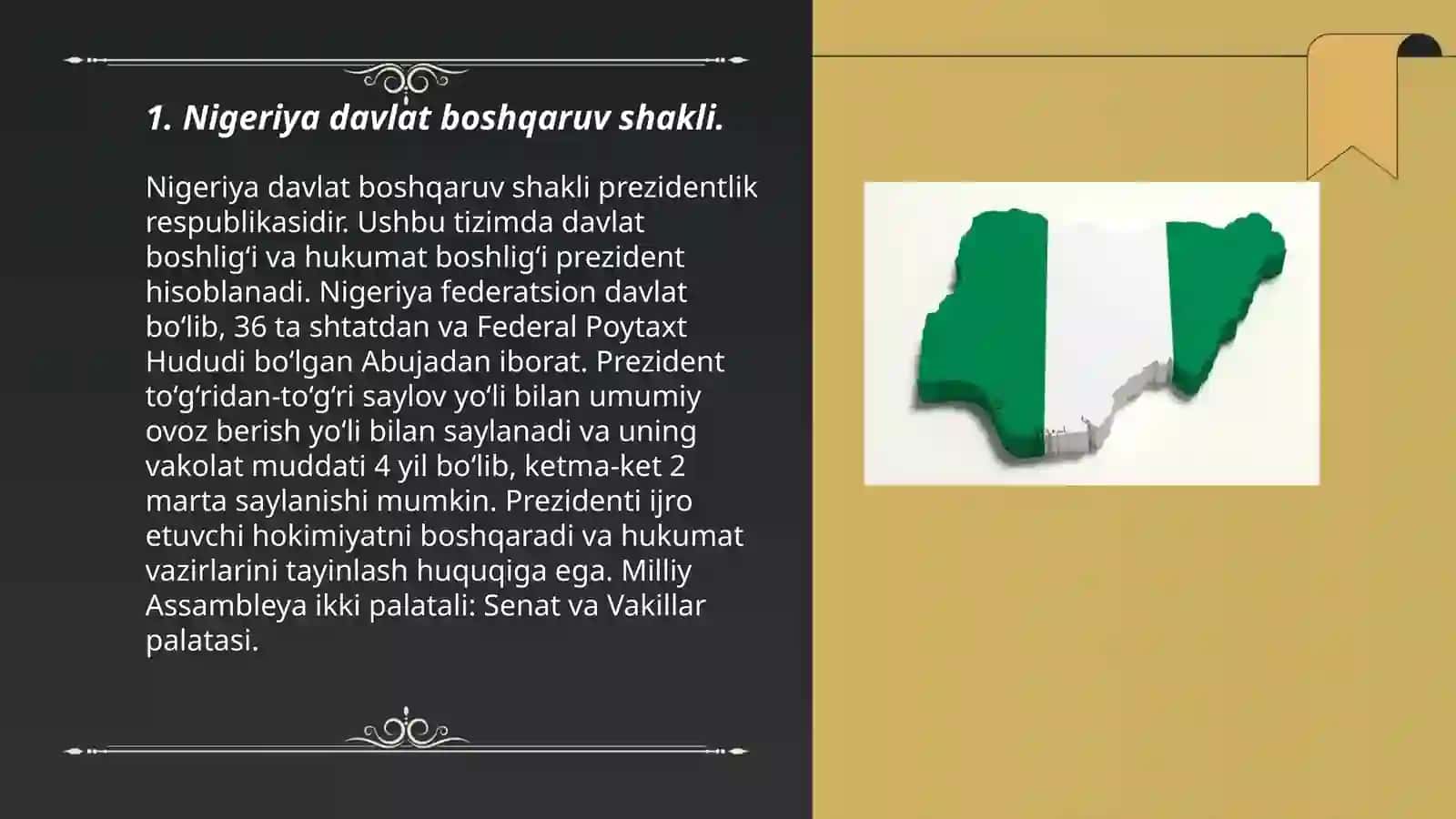 Nigeriya Davlat Boshqaruv Tizimi 3