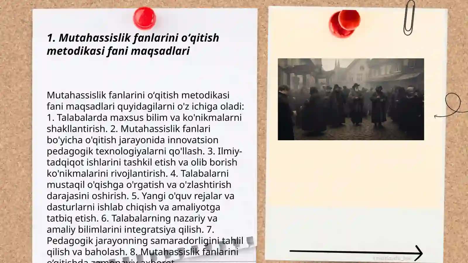 Mutahassislik fanlarini oʻqitish metodikasi fani maqsadlari 3