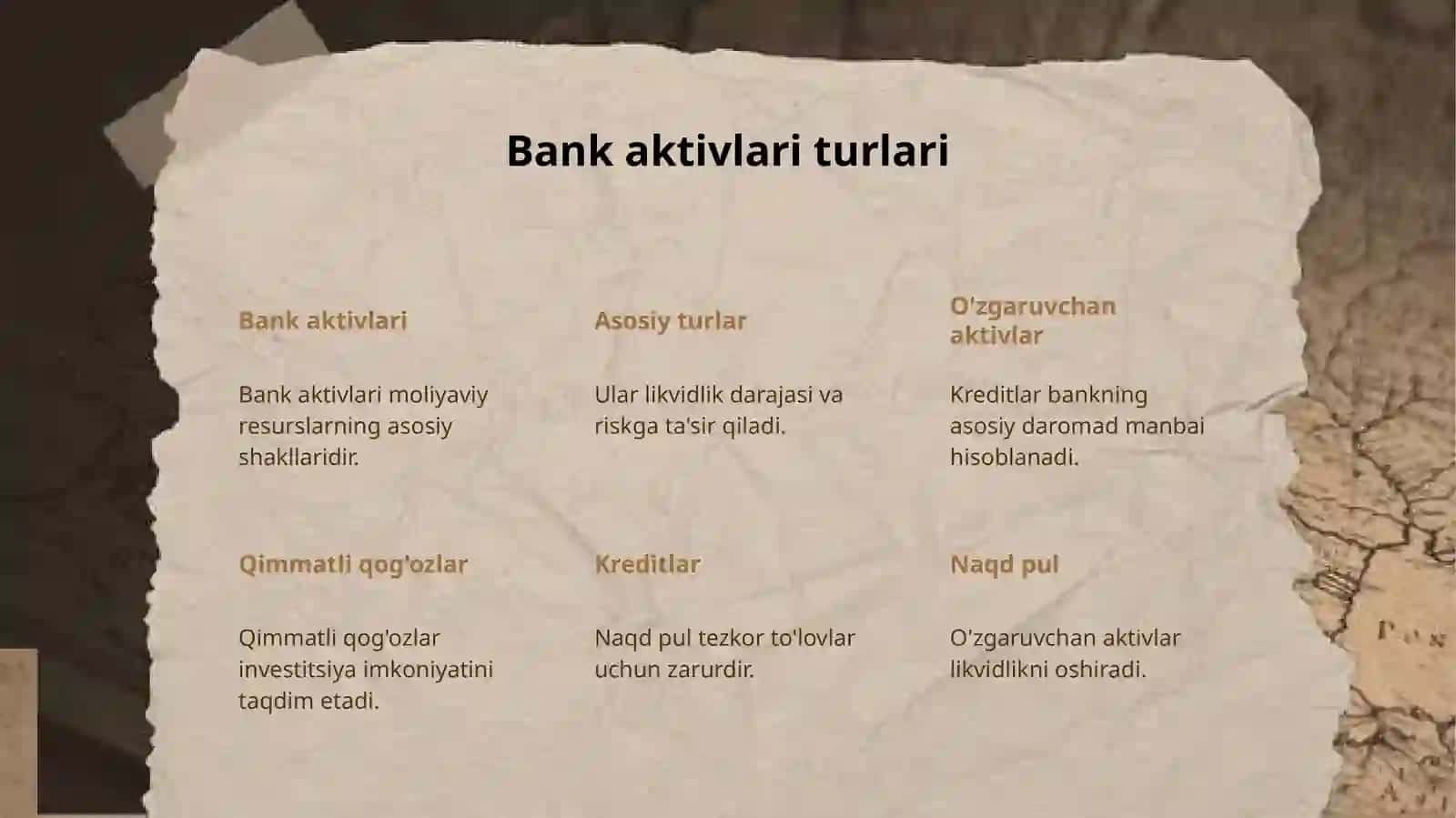 Bank aktivlari daromadliligi va risklari darajasi bo`yicha tahlil 3