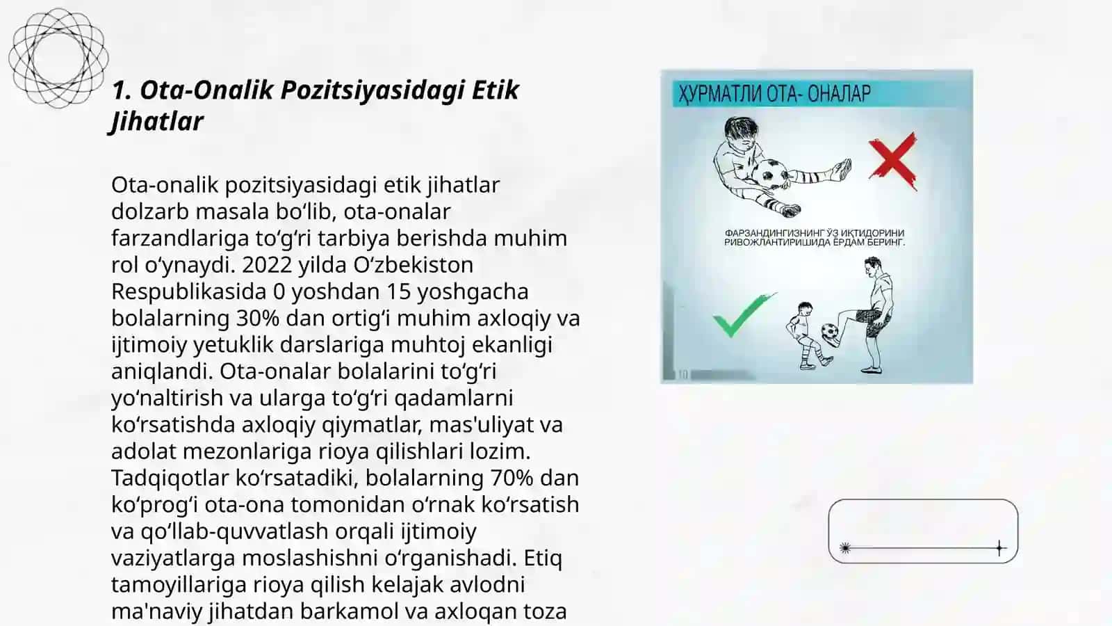 Ota Onalik pozitsiyasining psixologik xususiyatlari 3