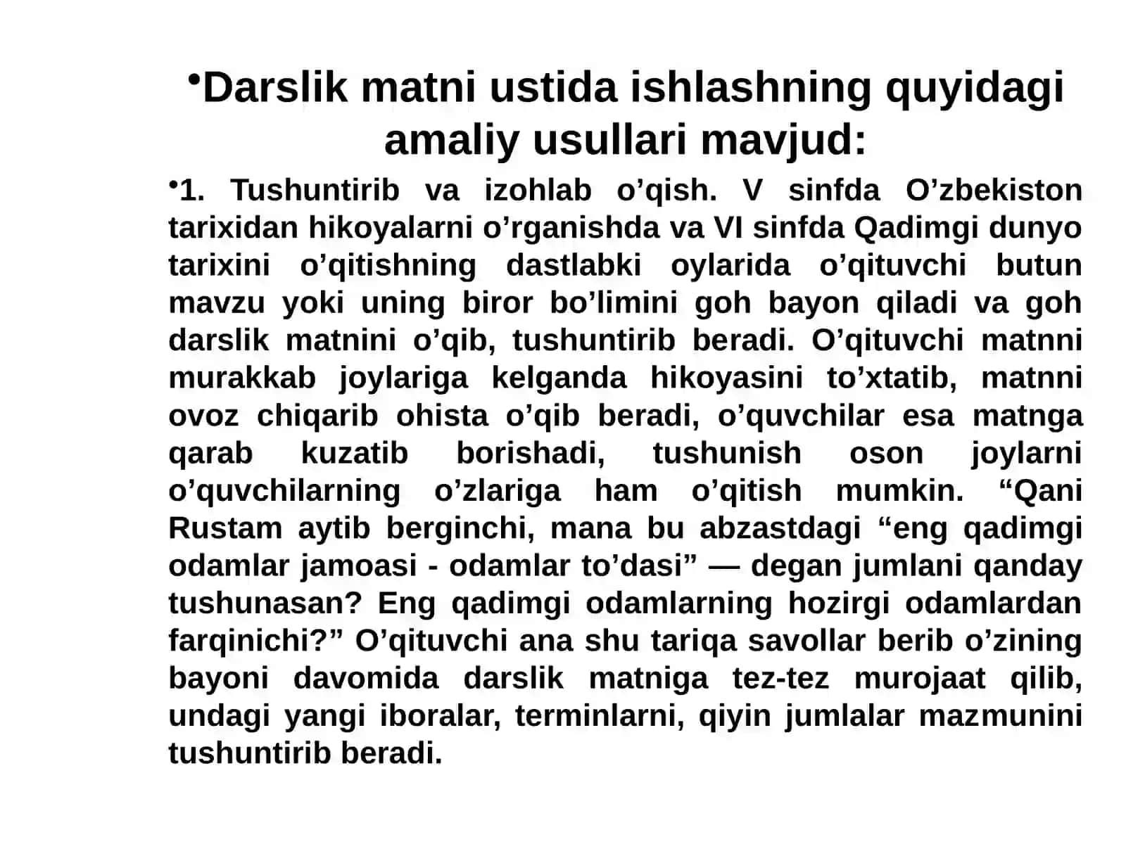Tarix ta'limining amaliy usullari 3