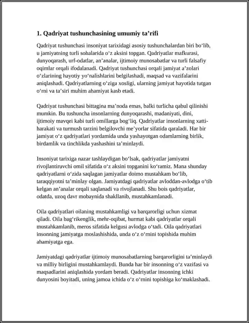 QADRIYAT TUSHUNCHASINI MANOSI VA UNING UMUMIY TAVSIFI 3