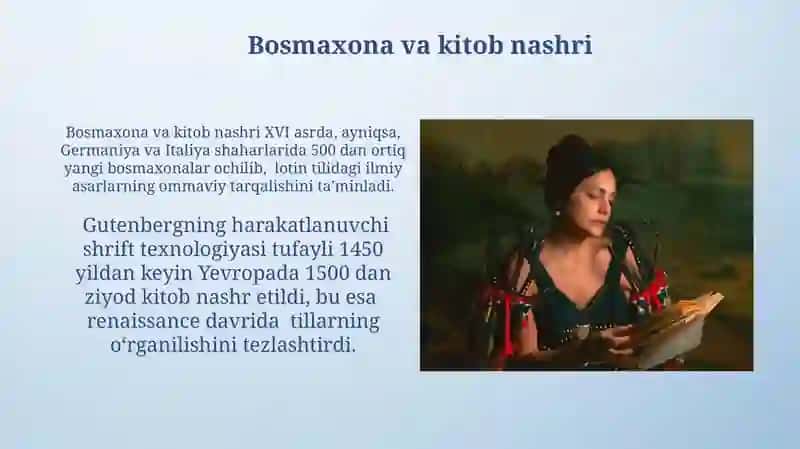 Yevropada uyĝonish davri tilshunosligi 3