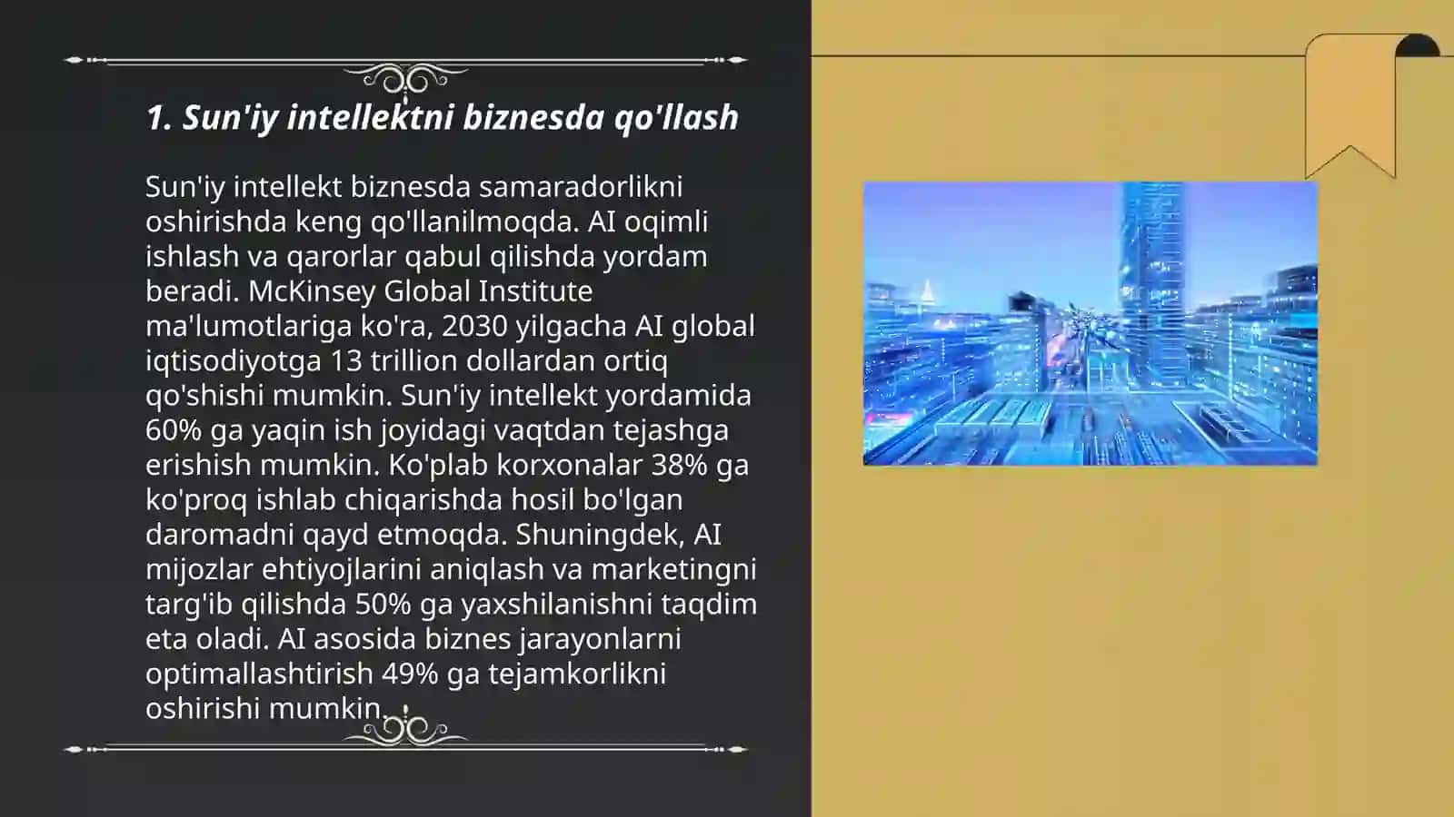 Sun'iy intellektni biznesda qo'llash 3