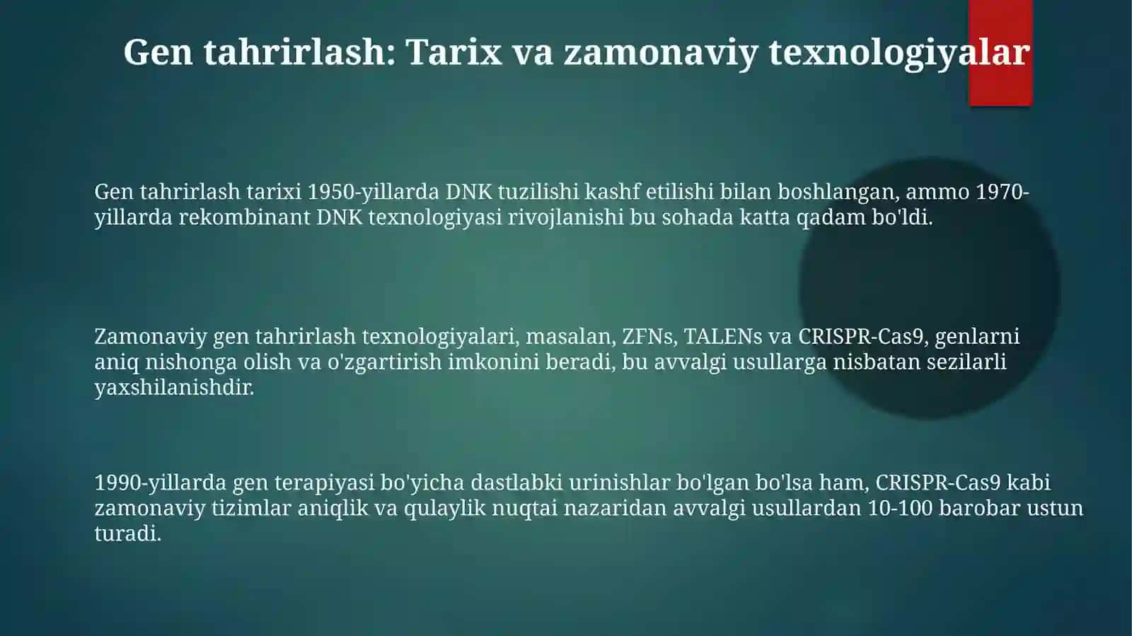 Genlarnitahrirlash 3